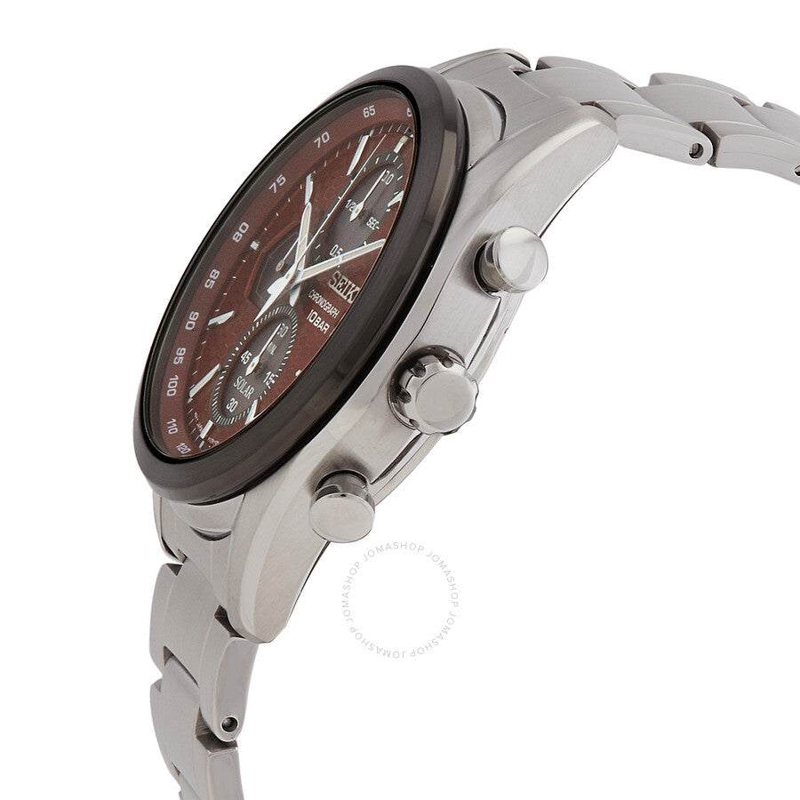 Seiko Chronograph Quartz Red Dial Men's Watch SSC771P1 - Dawson Watches #2
