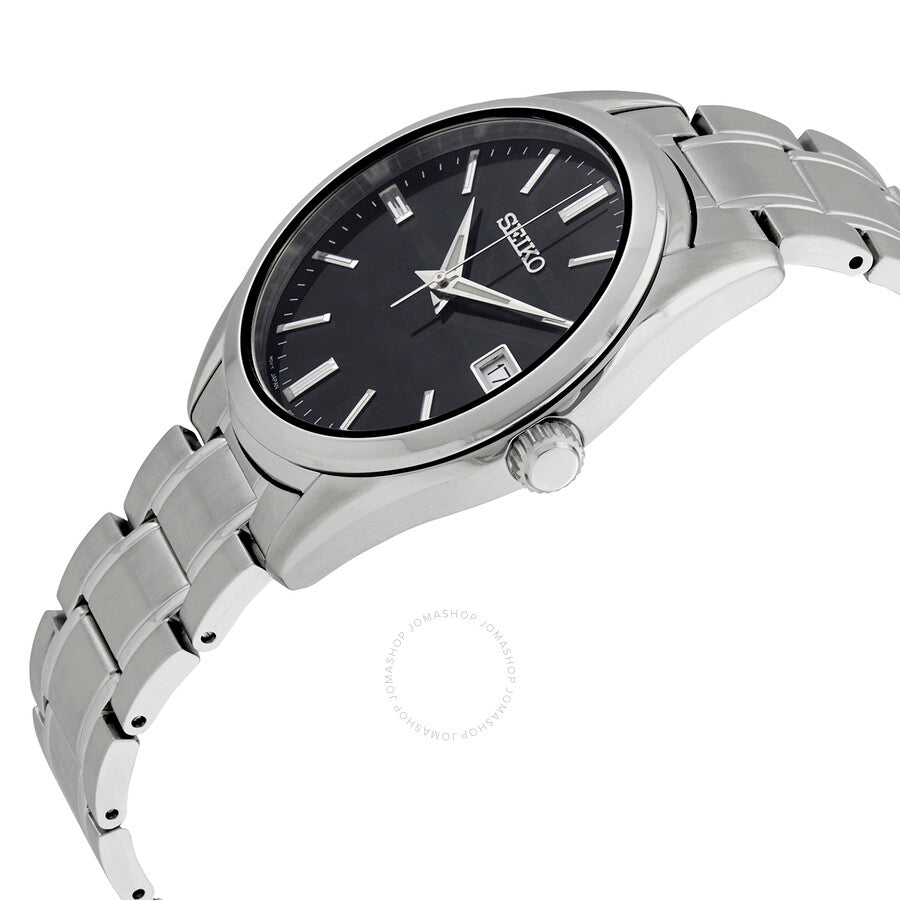 Seiko Classic Quartz Black Dial Men's Watch SUR311P1 - Dawson Watches #2
