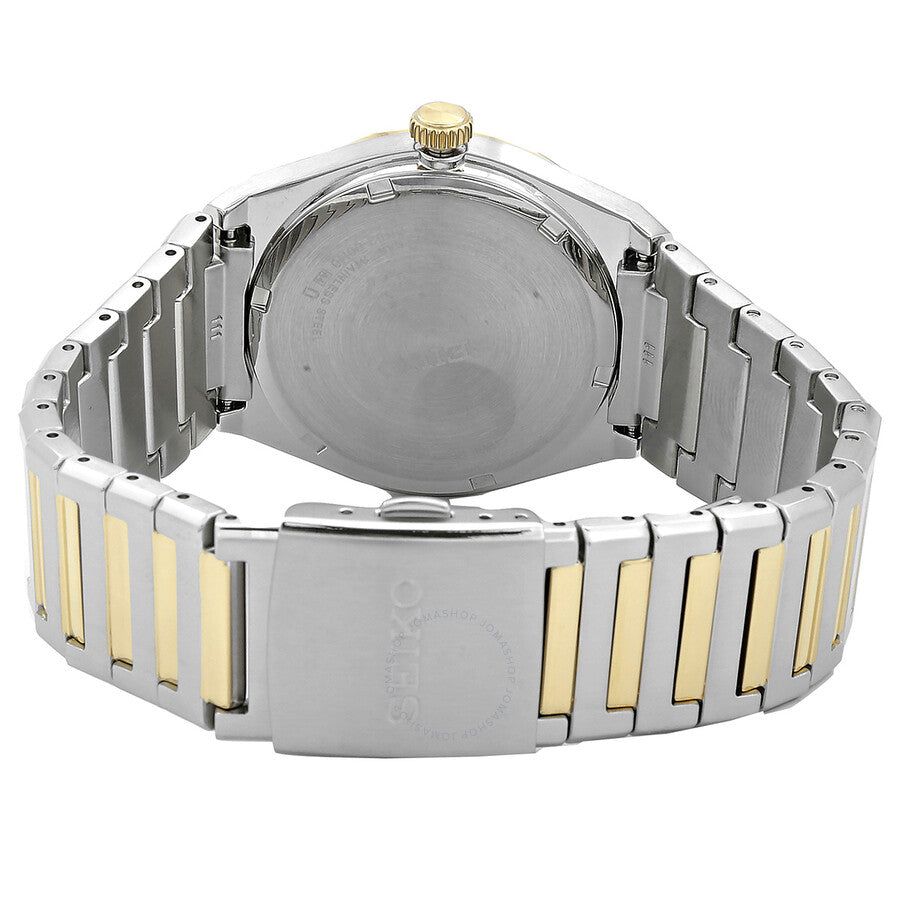 Seiko Classic Quartz White Dial Two-Tone Men's Watch SUR558P1 - Dawson Watches #3