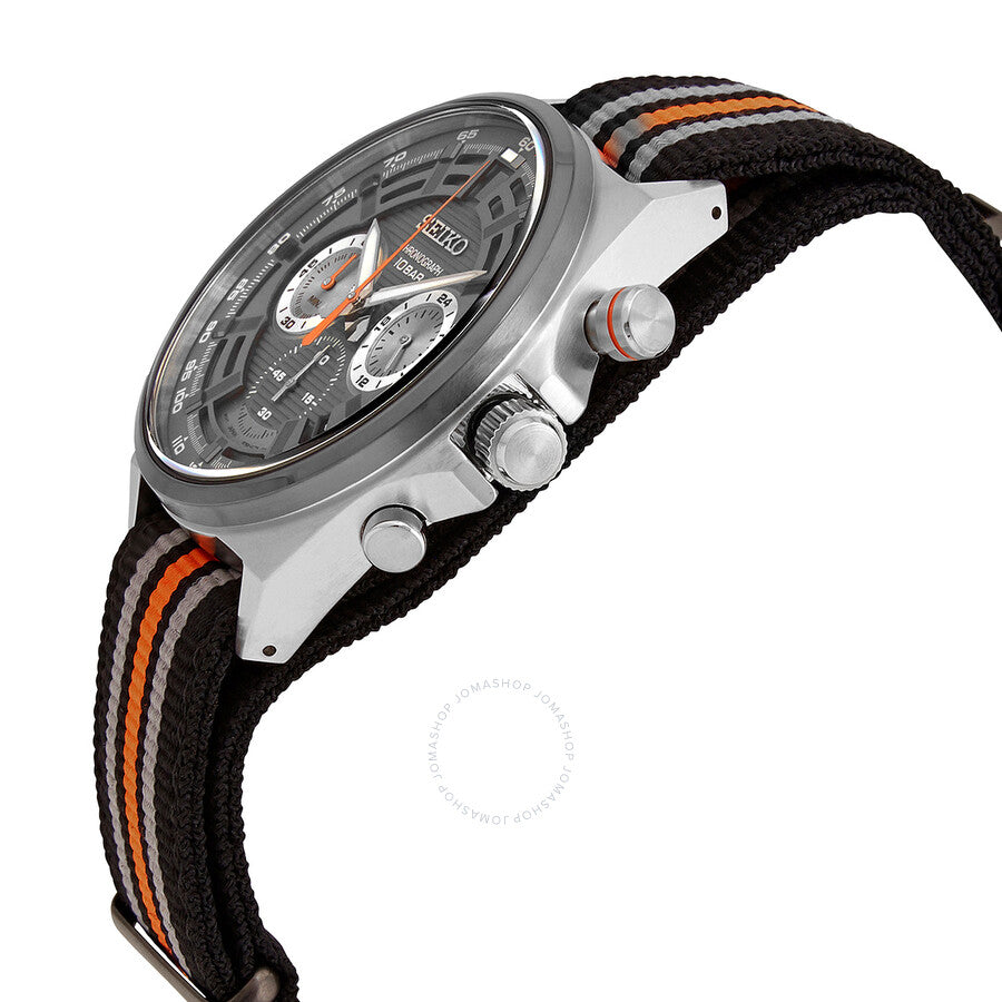 Seiko Core Chronograph Quartz Grey Dial Men's Watch SSB403P1 - Dawson Watches #2