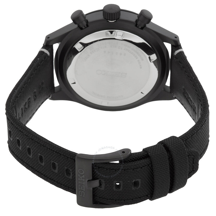 Seiko Essentials Chronograph Quartz Black Dial Men's Watch SSB417 - Dawson Watches #3