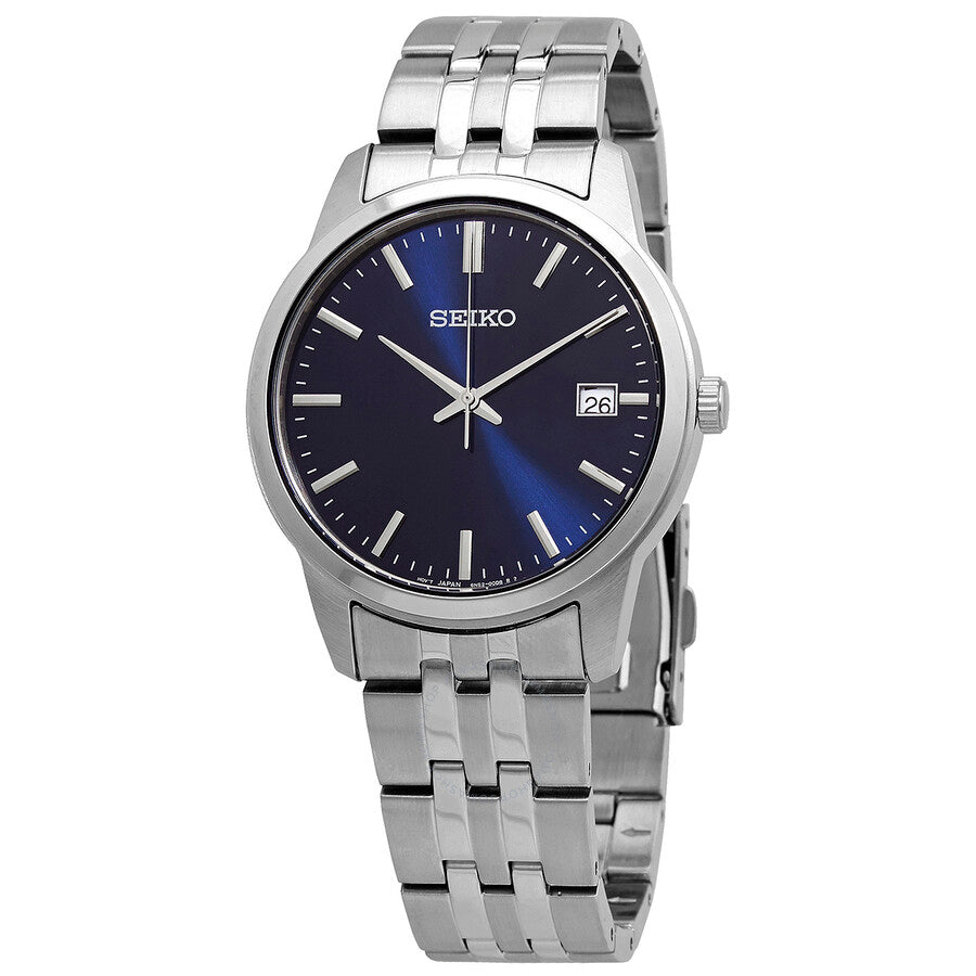 Seiko Essentials Quartz Blue Dial Men's Watch SUR399 - Dawson Watches