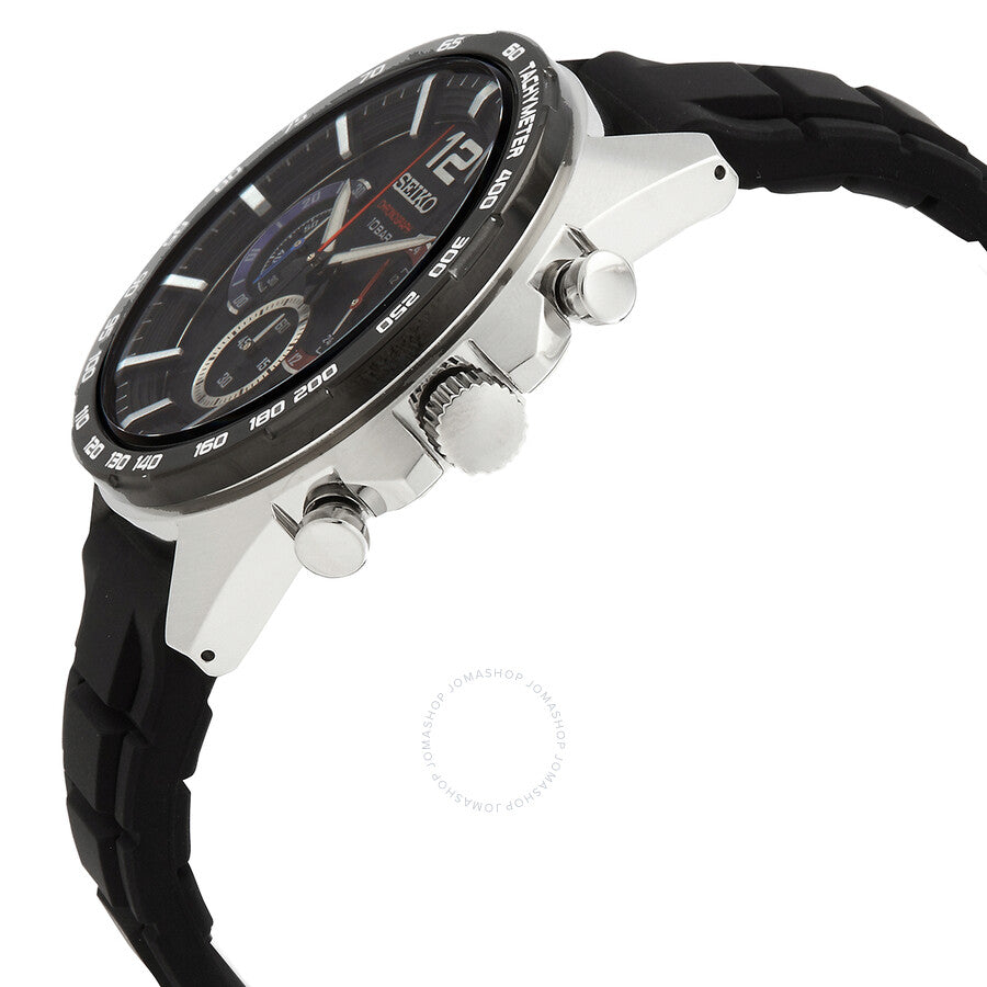 Seiko Essentials Chronograph Quartz Black Dial Men's Watch SSB347P1 - Dawson Watches #2