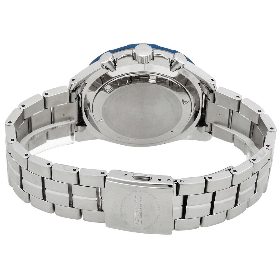 Seiko Essentials Chronograph Quartz Blue Dial Men's Watch SSB345P1 - Dawson Watches #3