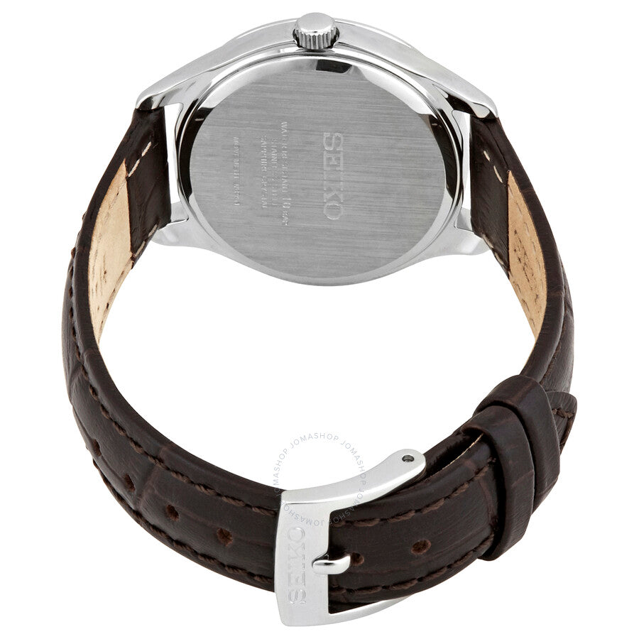 Seiko Essentials Noble Quartz Silver Dial Ladies Watch SUR427 - The Watches Men & Co #3