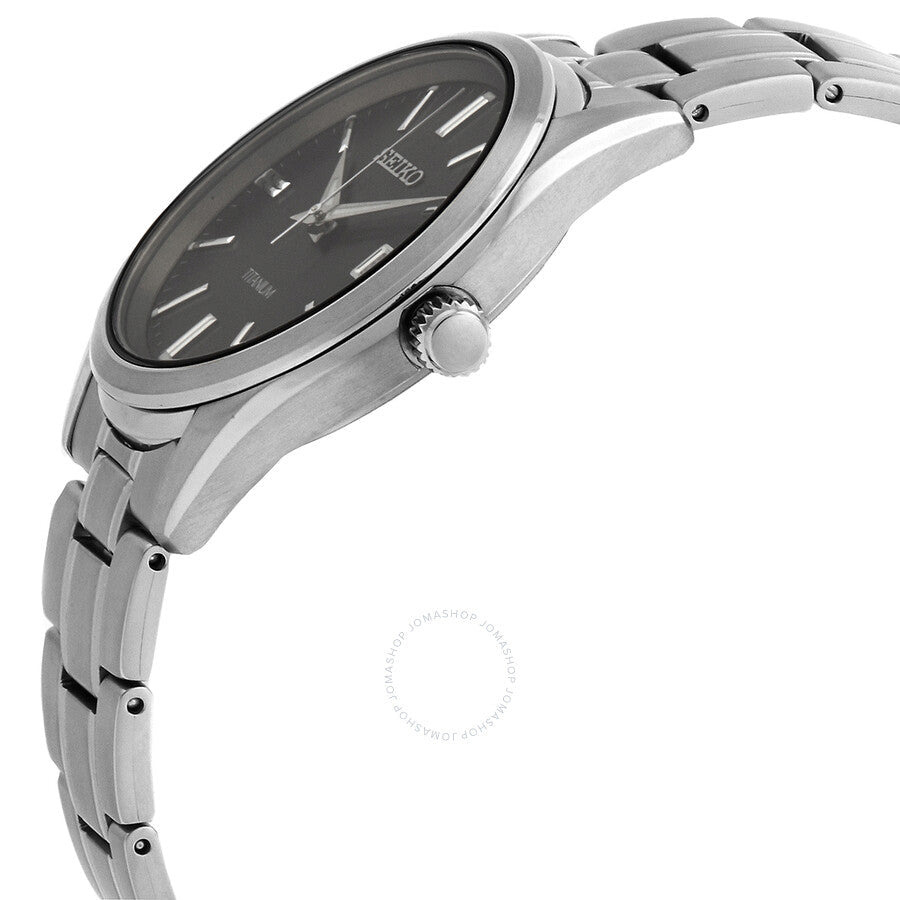 Seiko Essentials Quartz Black Dial Men's Watch SUR375P1 - Dawson Watches #2