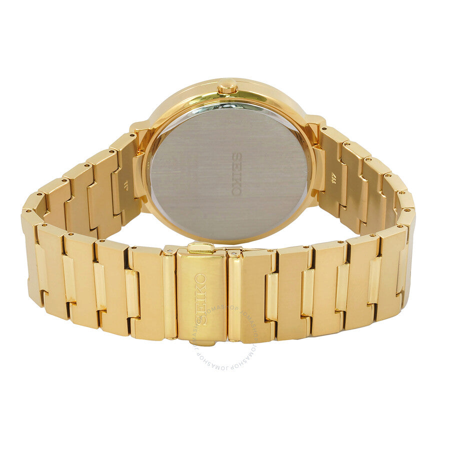 Seiko Essentials Quartz Black Dial Men's Watch SUR488