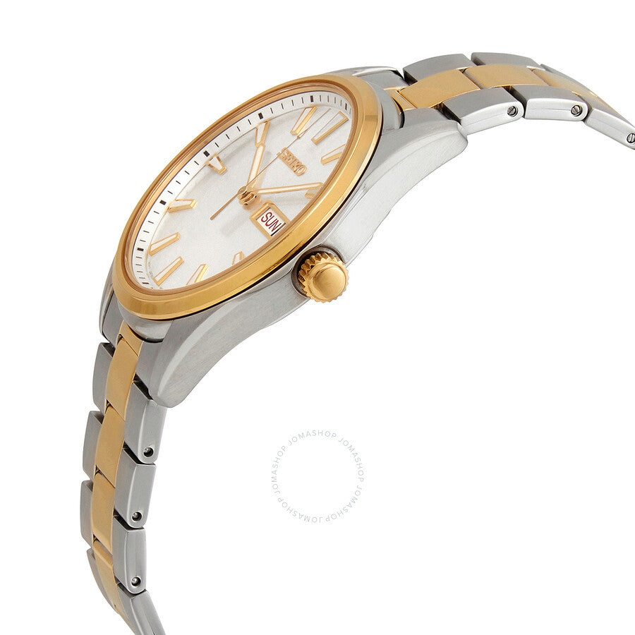 Seiko Neo Classic Quartz Silver Dial Men's Watch SUR446P1 - The Watches Men & Co #2