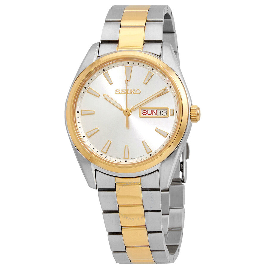 Seiko Neo Classic Quartz Silver Dial Men's Watch SUR446P1 - Dawson Watches
