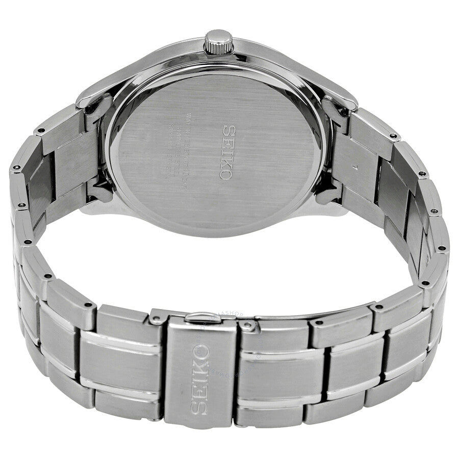 Seiko Essentials Quartz Blue Dial Stainless Steel Men's Watch SUR419 - Dawson Watches #3