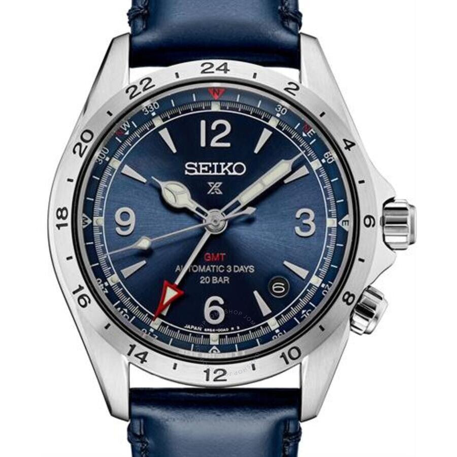 Seiko Prospex Luxe Alpinist GMT Automatic Blue Dial Men's Watch SPB377 - Dawson Watches