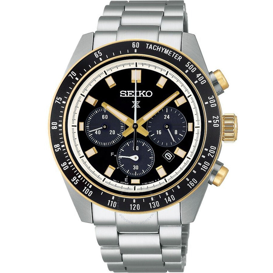 Seiko Prospex Speedtimer Chronograph Black Dial Men's Watch SSC941P1 - Dawson Watches