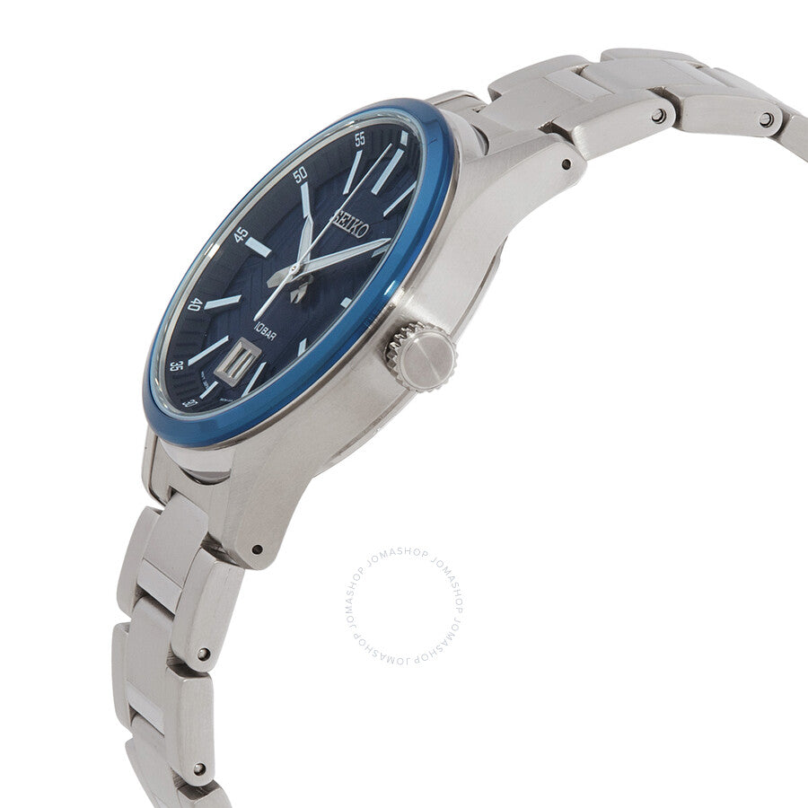 Seiko Quartz Black Dial Men's Watch SUR559P1 - Dawson Watches #2