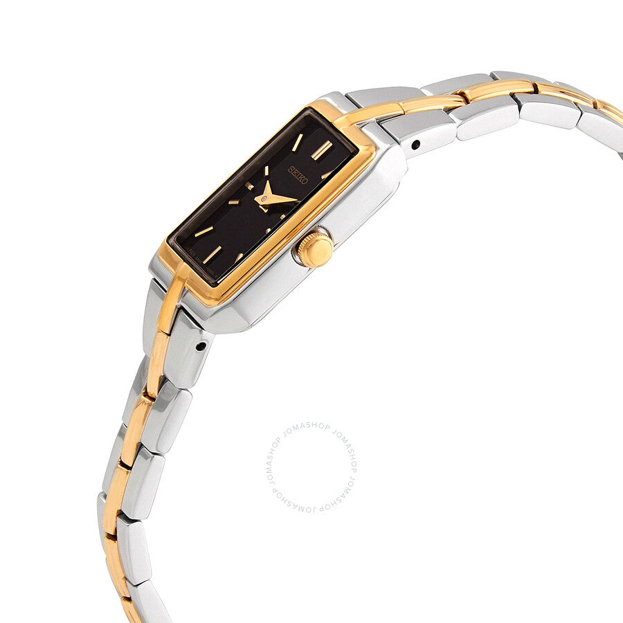 Seiko Quartz Black Dial Two-tone Ladies Watch SWR046 - Dawson Watches #2