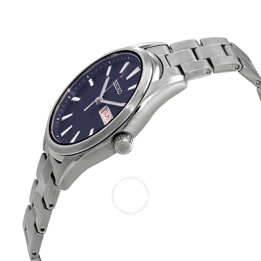 Seiko Quartz Blue Dial Stainless Steel Men's Watch SUR341P1 - Dawson Watches #2