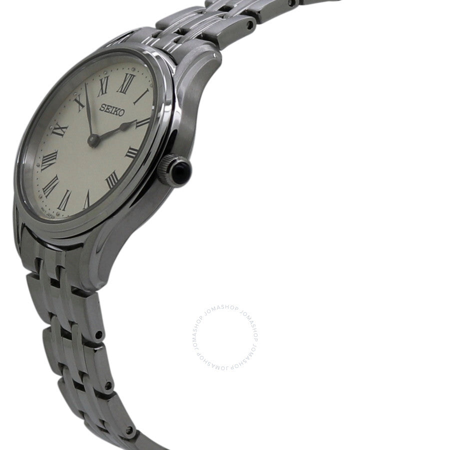 Seiko Quartz Cream Dial Ladies Watch SWR069P1 - Dawson Watches #2