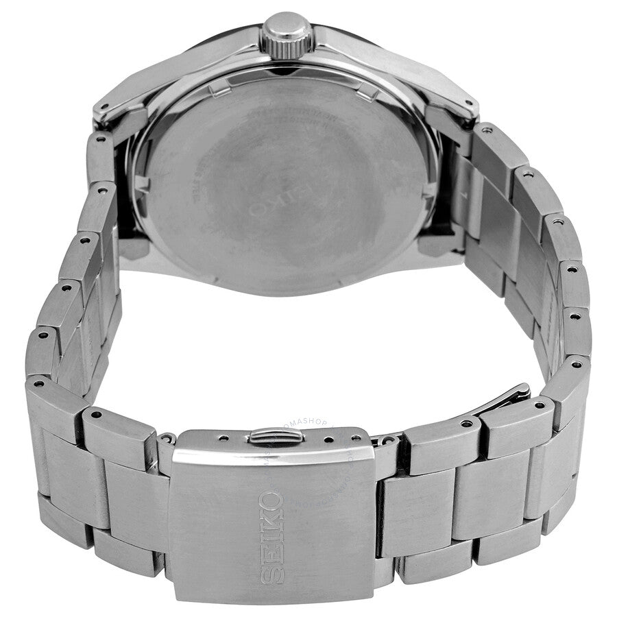 Seiko Quartz Crystal Black Dial Men's Watch SUR507P1 - Dawson Watches #3