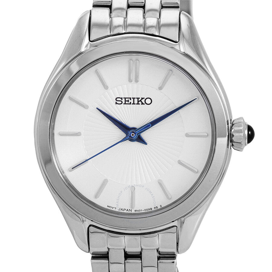 Seiko Discover More Quartz White Dial Ladies Watch SUR537 - Dawson Watches #3