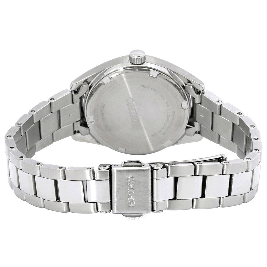 Seiko Quartz Peach Dial Ladies Watch SUR351P1 - The Watches Men & Co #3