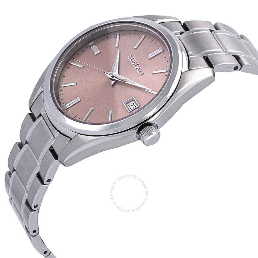 Seiko Quartz Pink Dial Men's Watch SUR523 - Dawson Watches #2