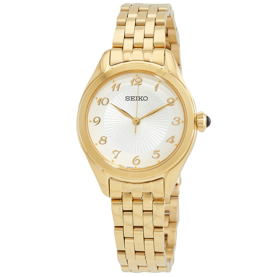Seiko Quartz Silver Dial Ladies Watch SUR384P1 - Dawson Watches