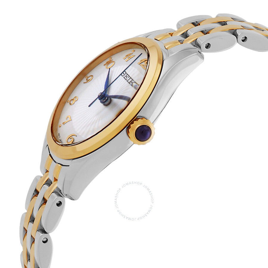 Seiko Quartz Silver Dial Two-Tone Ladies Watch SUR380P1 - Dawson Watches #2
