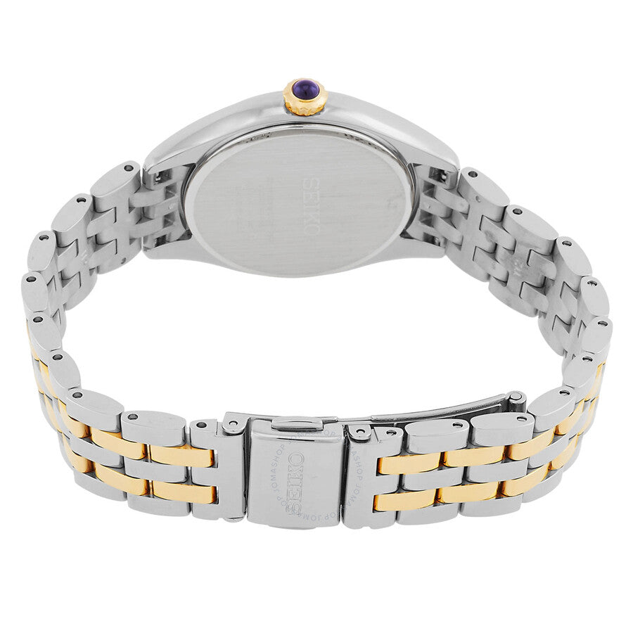 Seiko Quartz Silver Dial Two-Tone Ladies Watch SUR380P1 - Dawson Watches #3