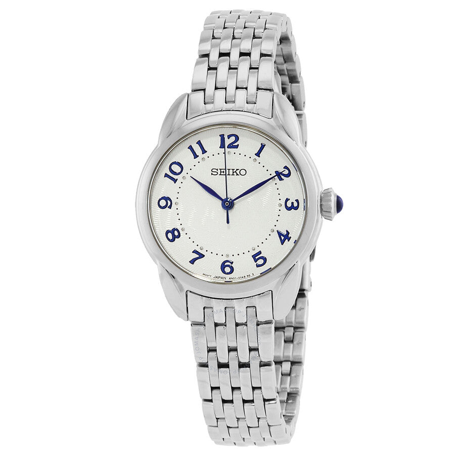 Seiko Quartz White Dial Ladies Watch SUR561P1 - Dawson Watches