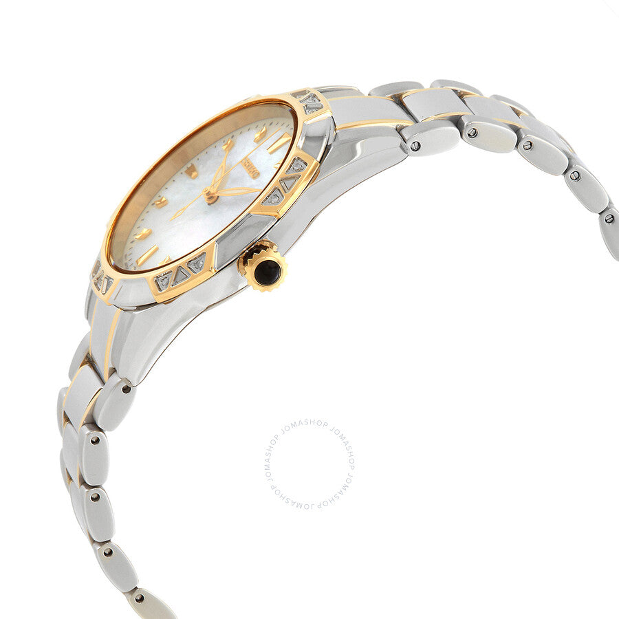 Seiko Quartz White Dial Two-tone Ladies Watch SKK728P1 - Dawson Watches #2