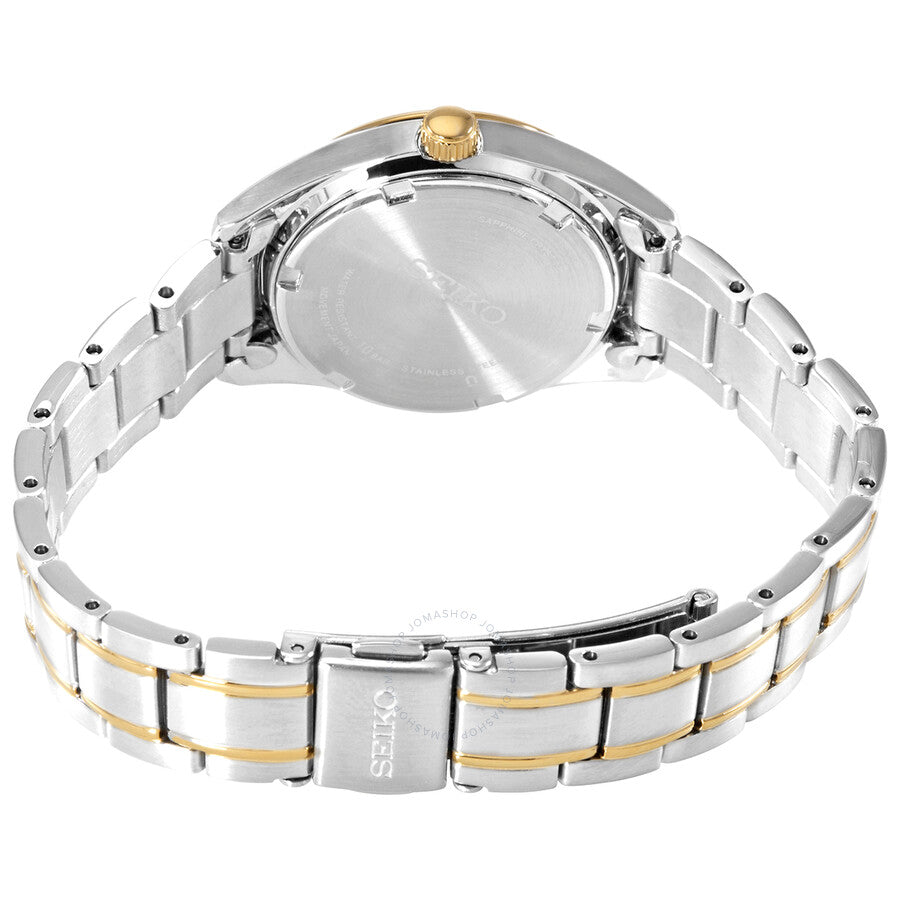 Seiko Quartz White Dial Two-tone Ladies Watch SUR636P1 - Dawson Watches #3