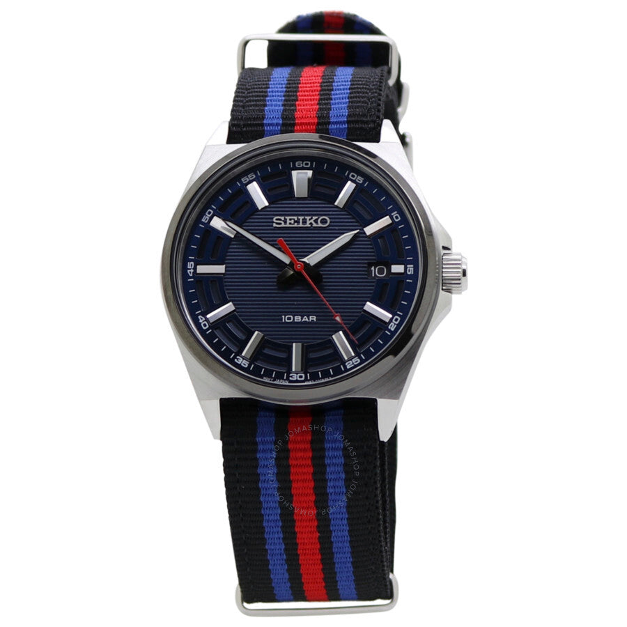 Seiko Racing Sports Quartz Blue Dial Men's Watch SUR509P1 - Dawson Watches