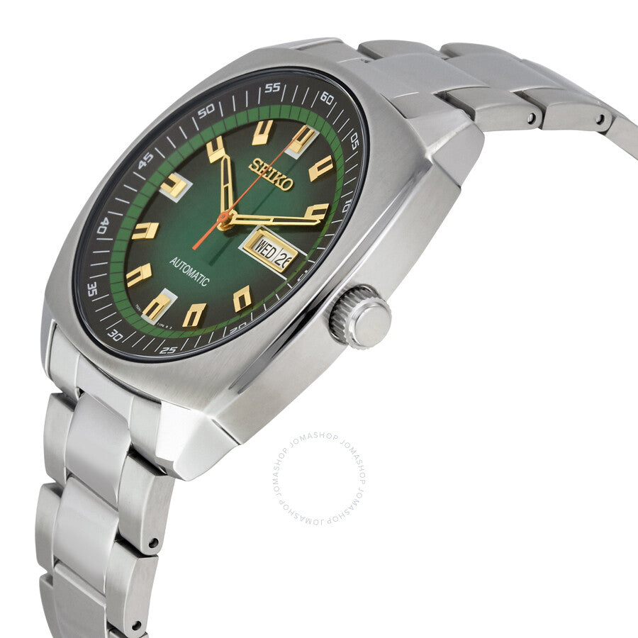 Seiko Recraft Automatic Green Dial Stainless Steel Men's Watch SNKM97 - Dawson Watches #2