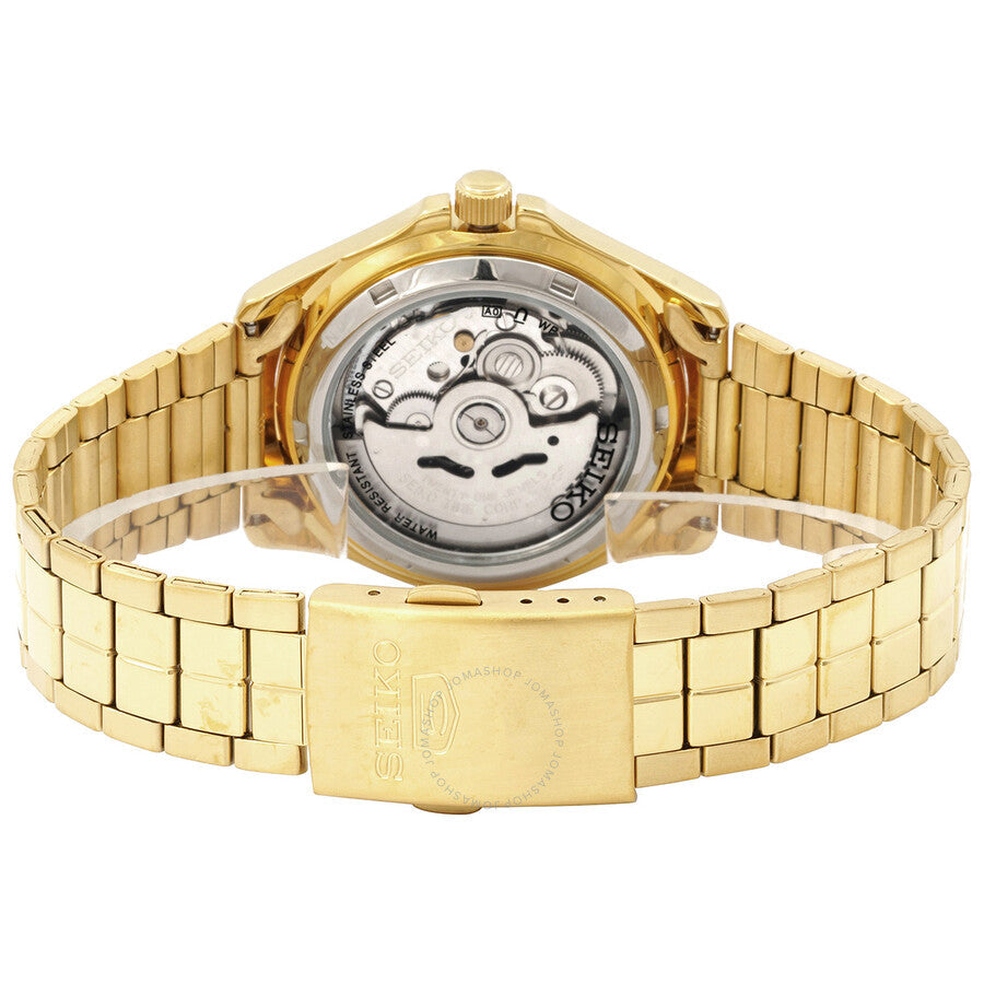 Seiko 5 Automatic Gold Dial Men's Watch SNKK98K1 - Dawson Watches #3