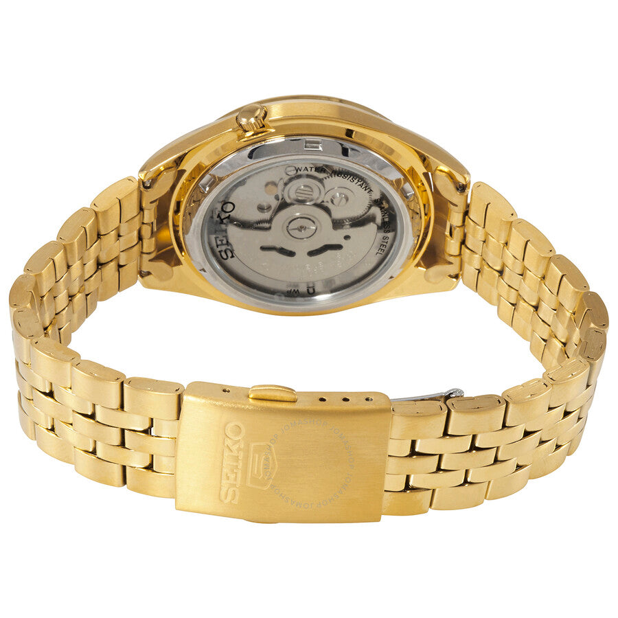 Seiko 5 Automatic Gold Dial Men's Watch SNKL38 - Dawson Watches #3