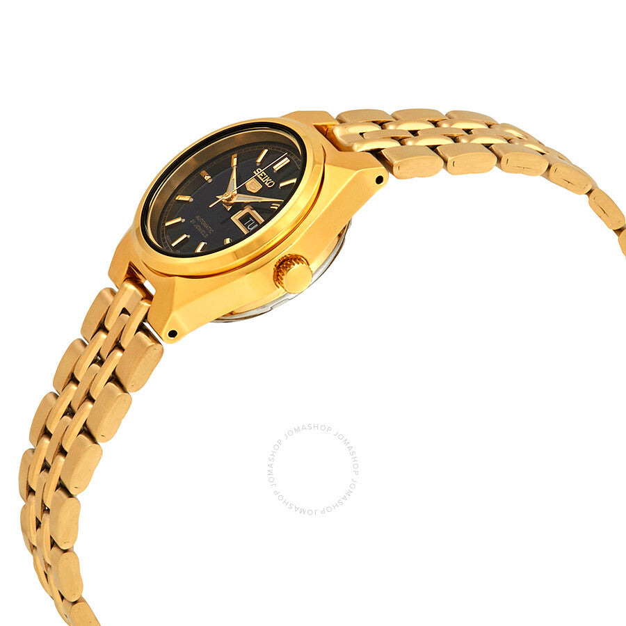 Seiko Series 5 Automatic Black Dial Ladies Watch SYMA06 - Dawson Watches #2