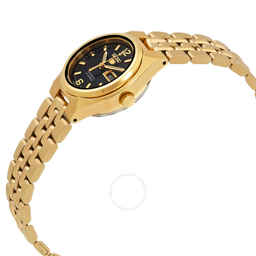 Seiko Series 5 Automatic Black Dial Ladies Watch SYMK38 - Dawson Watches #2