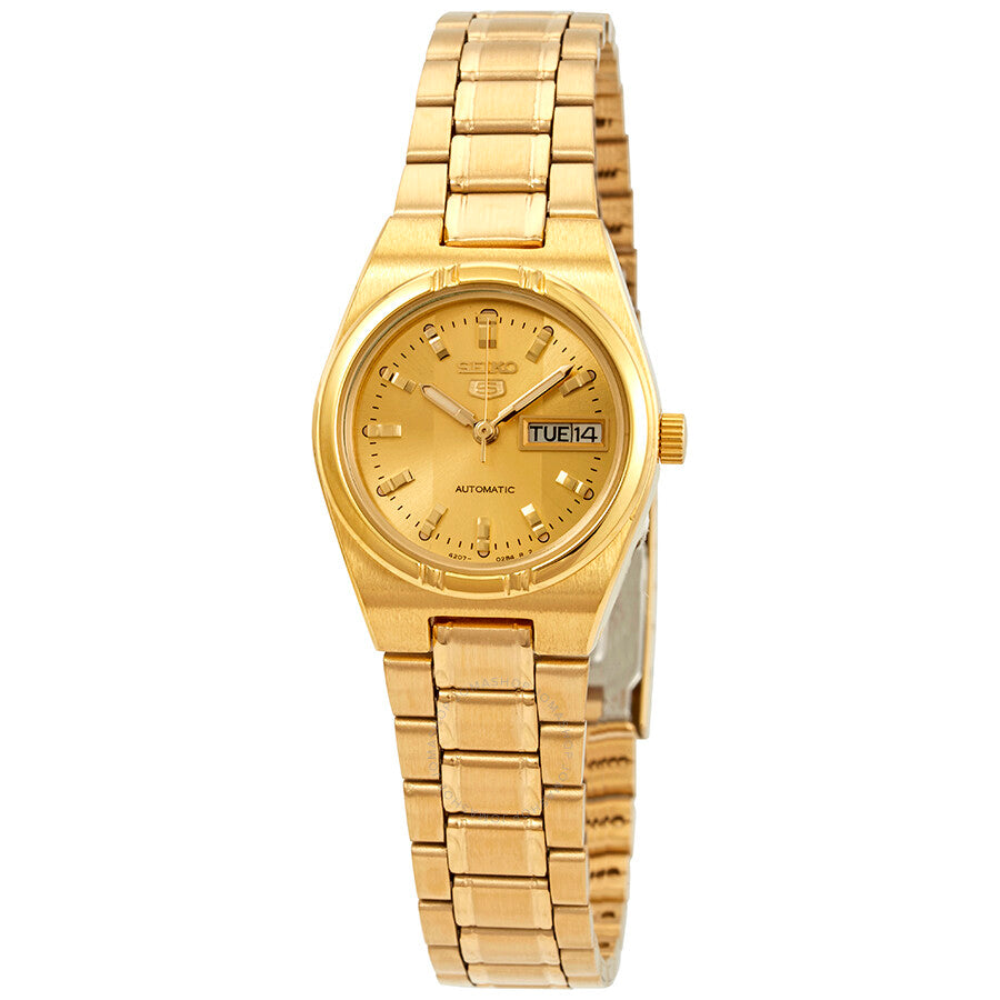 Seiko Series 5 Automatic Gold Dial Ladies Watch SYM600 - Dawson Watches