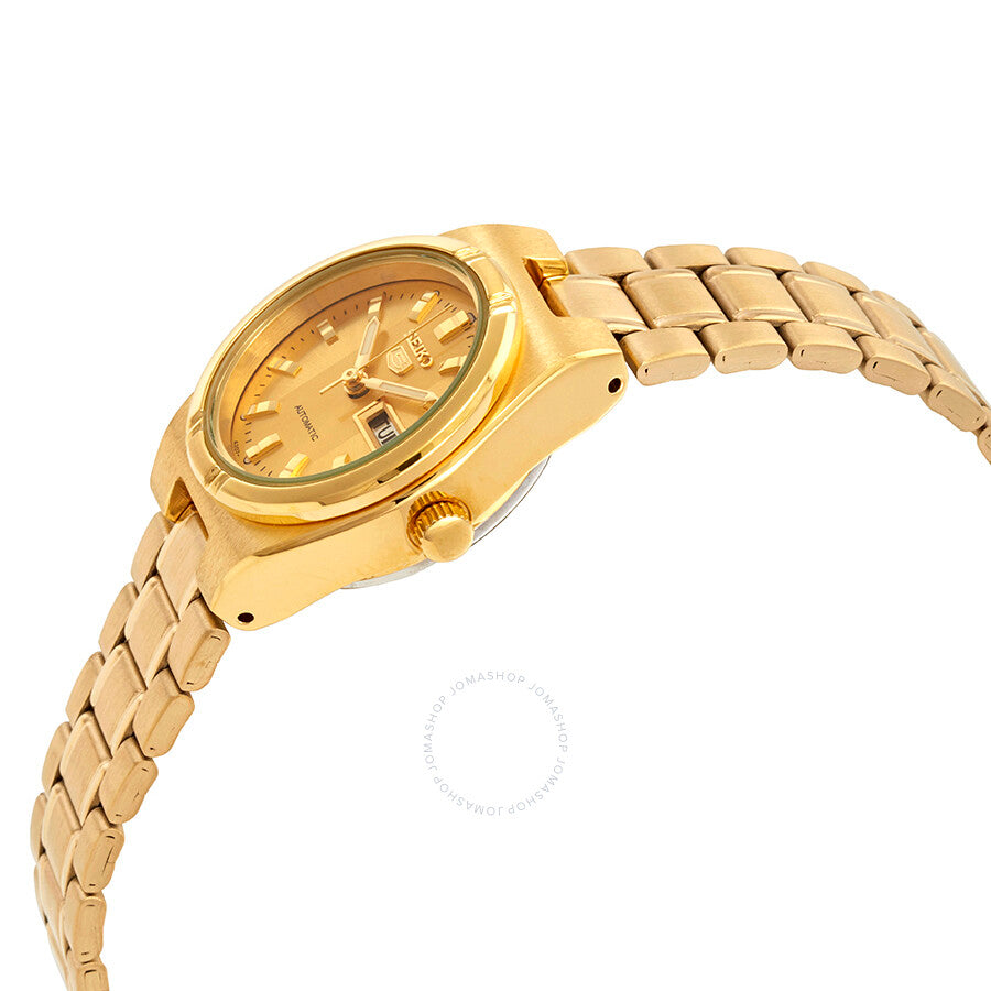 Seiko Series 5 Automatic Gold Dial Ladies Watch SYM600 - Dawson Watches #2