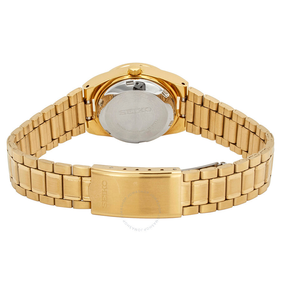 Seiko Series 5 Automatic Gold Dial Ladies Watch SYM600 - Dawson Watches #3