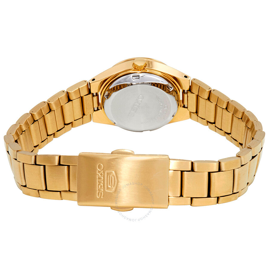 Seiko Series 5 Automatic Gold Dial Ladies Watch SYMC18 - Dawson Watches #3