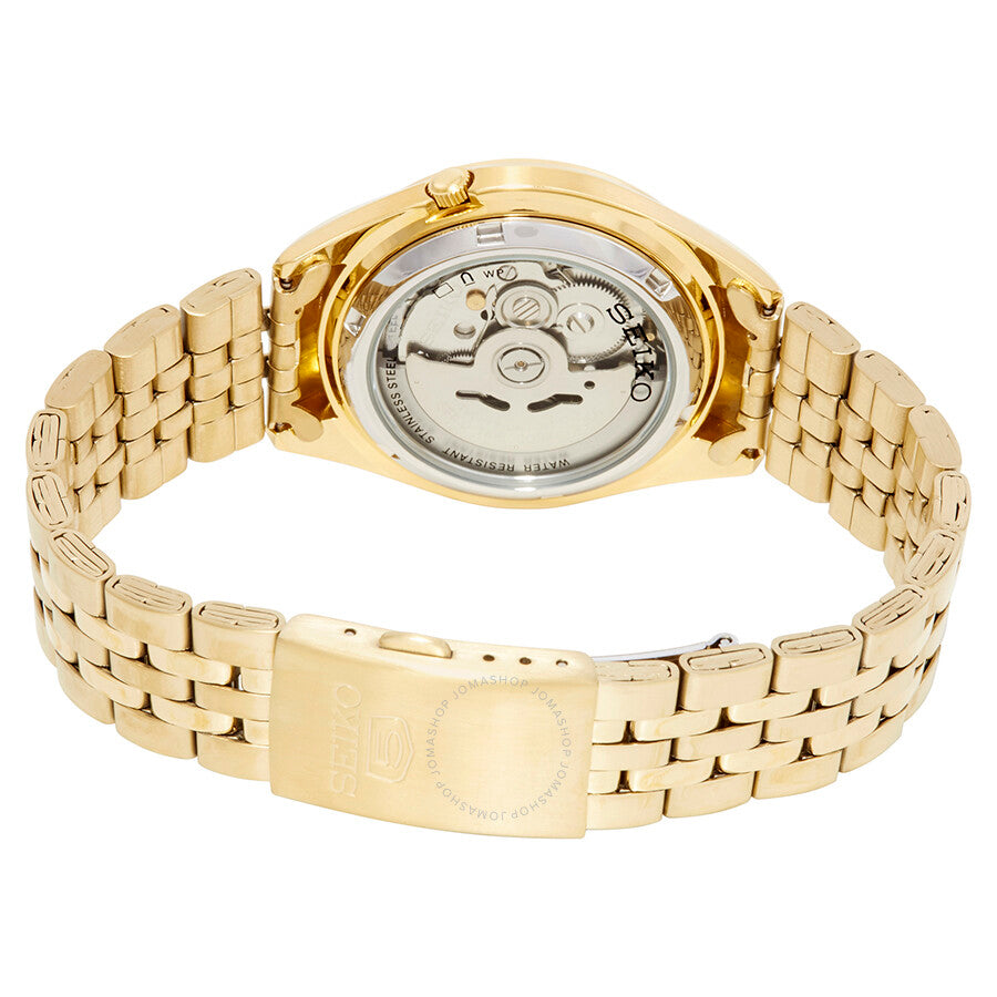 Seiko Series 5 Automatic Gold Dial Men's Watch SNKL28 - Dawson Watches #3