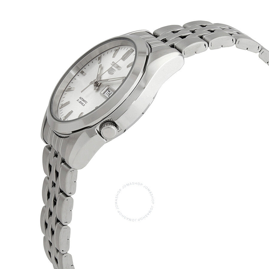 Seiko Series 5 Automatic Silver Dial Men's Watch SNK355K - Dawson Watches #2