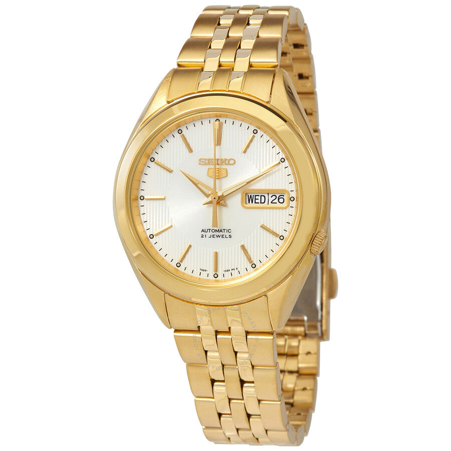 Seiko Series 5 Automatic Silver Dial Men's Watch SNKL26K1 - Dawson Watches