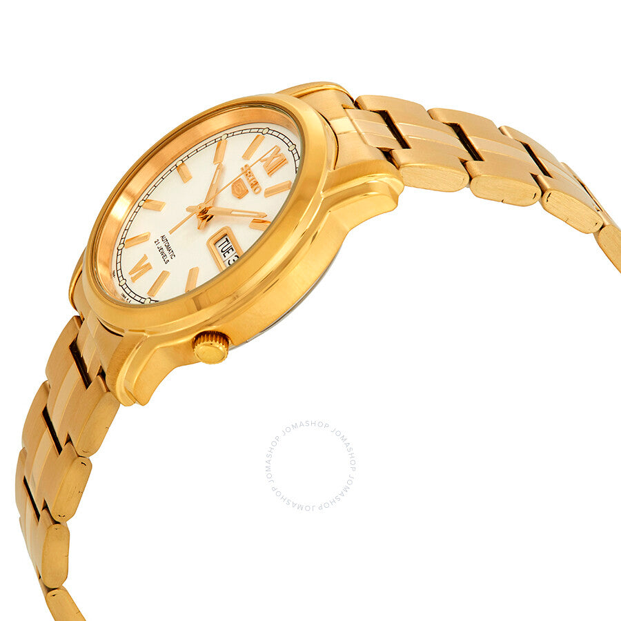 Seiko Series 5 Automatic White Dial Men's Watch SNKK84 - Dawson Watches #2