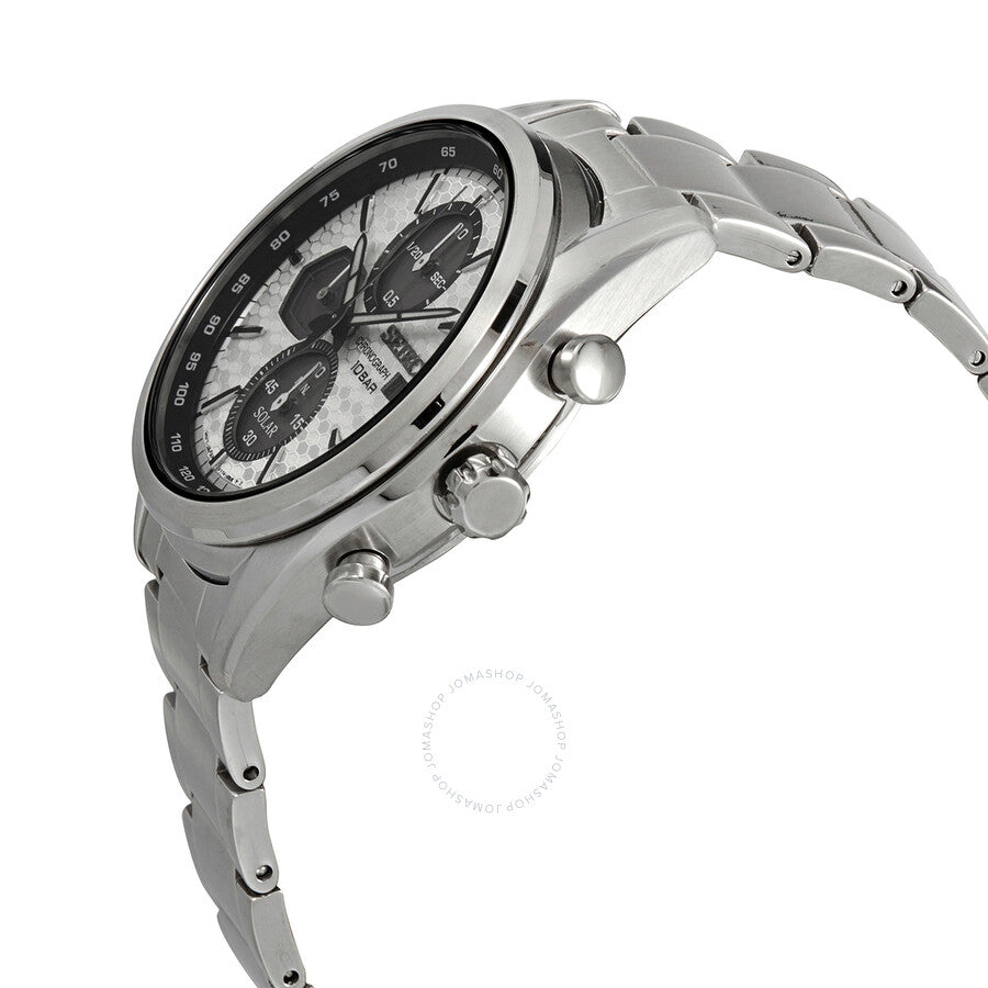 Seiko Solar White Dial Men's Watch SSC769P1 - Dawson Watches #2