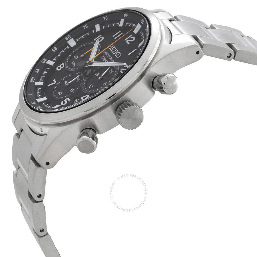 Seiko Sport Chronograph Quartz Black Dial Men's Watch SSB447P1 - Dawson Watches #2