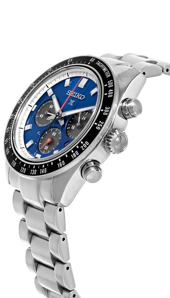 Seiko Prospex Speedtimer Solar Chronograph Silver Men's Watch SSC931