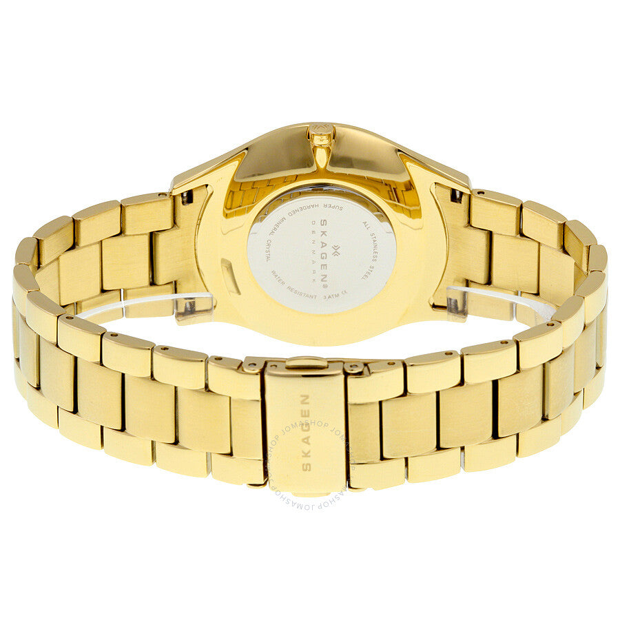Skagen Brown Dial Gold-tone Ladies Watch SKW2108 - Dawson Watches #3