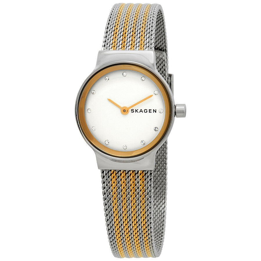 Skagen Freja Crystal White Dial Ladies Watch SKW2698 - Dawson Watches