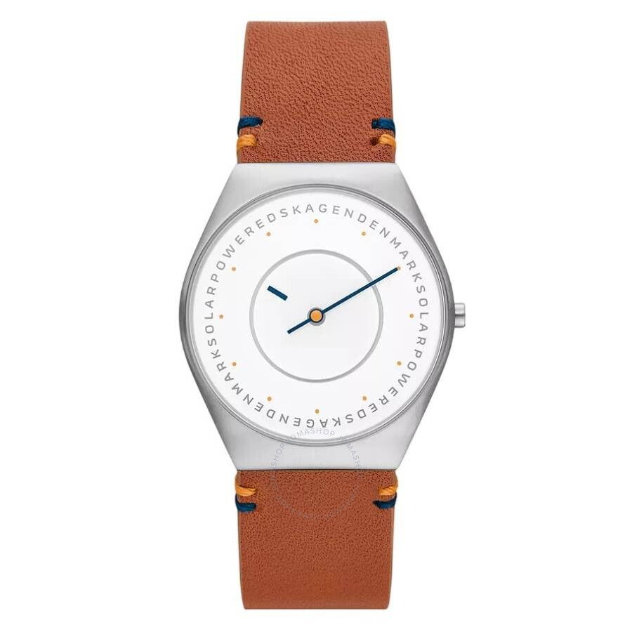 Skagen Grenen Solar-Powered White Dial Watch SKW6872 - Dawson Watches